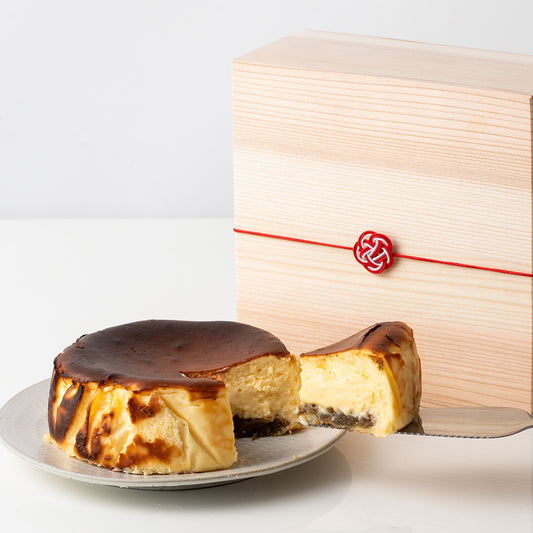 梅バスクチーズケーキ